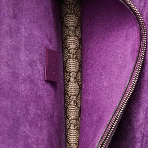 Gucci Beige GG Supreme Canvas Embroidered Sequin Small Dionysus Shoulder Bag - Picture 9 of 12